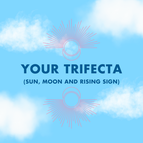 Your Trifecta (Sun, Moon and Rising sign)