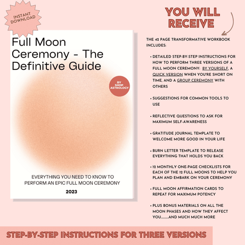 Full Moon Ceremony - The Definitive Guide 2023