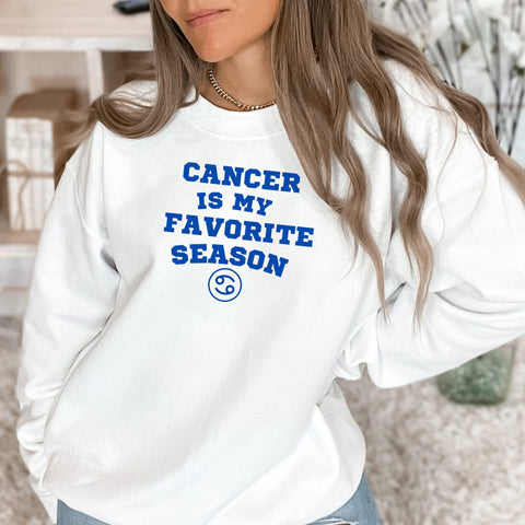 Cancer favorite season sweatshirt