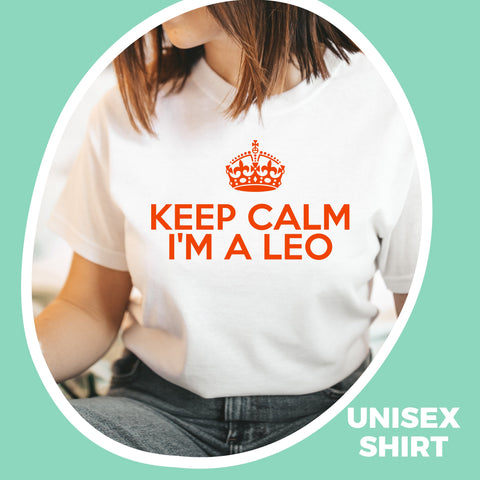 Leo keep calm shirt