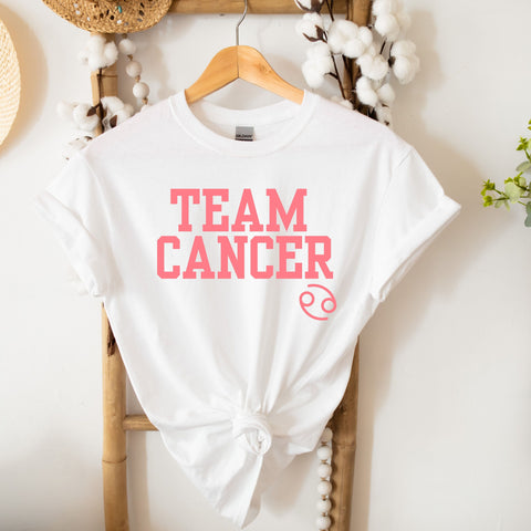 Team Cancer varsity shirt