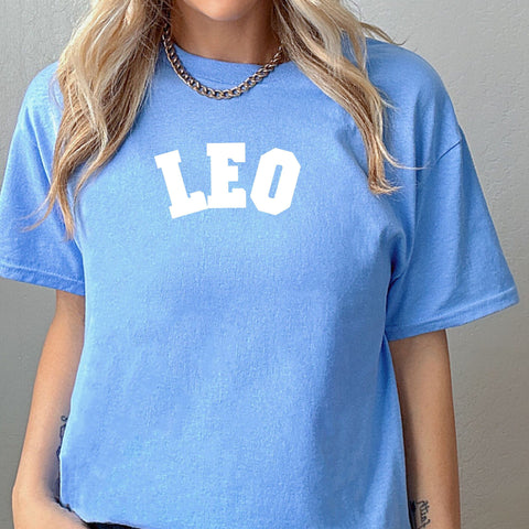 Leo retro varsity shirt