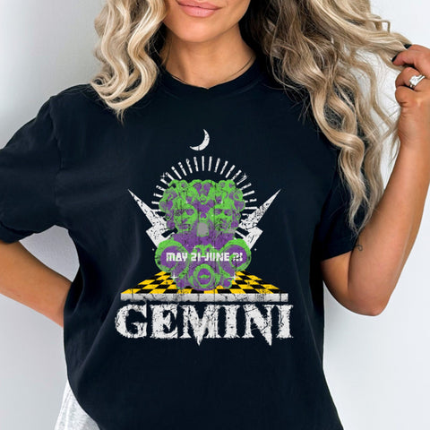 Gemini grunge rocker shirt