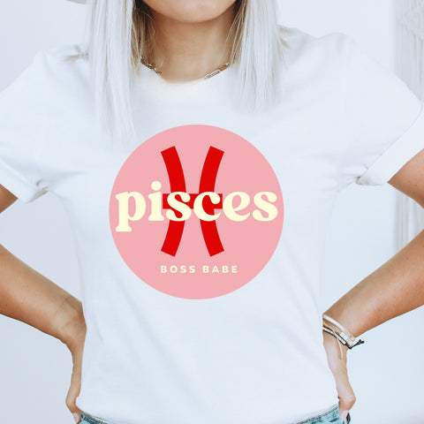 Pisces boss babe shirt