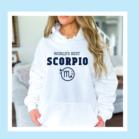 World's best Scorpio hoodie