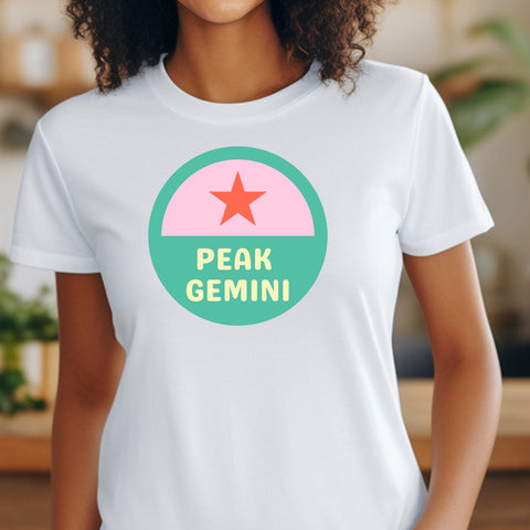 Peak Gemini star shirt