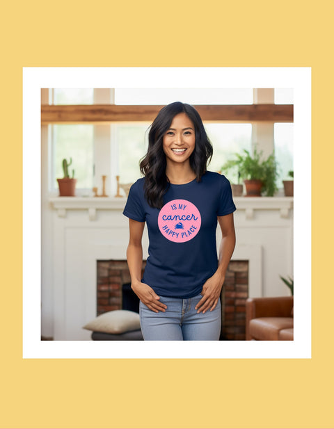 Cancer is my happy place shirt