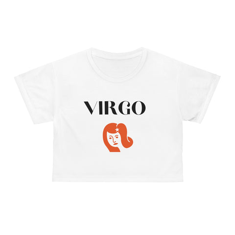Virgo red symbol crop top