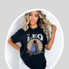 Leo Shirt rocker band grunge vintage distressed zodiac shirt Comfort Colors graphic tee Leo retro t-shirt oversized print astrology gift
