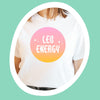 Leo shirt Leo Energy gradient pastel pink orange retro zodiac star sign astrology tee graphic t-shirt birthday gift for women t shirt