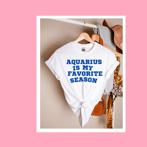 Aquarius favorite season sweatshirt