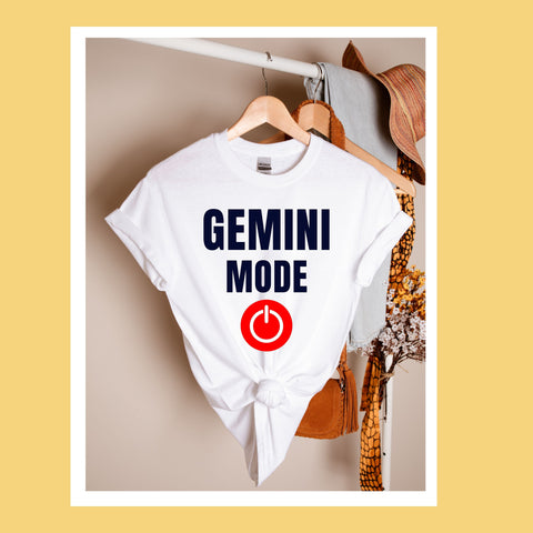 Gemini mode on shirt