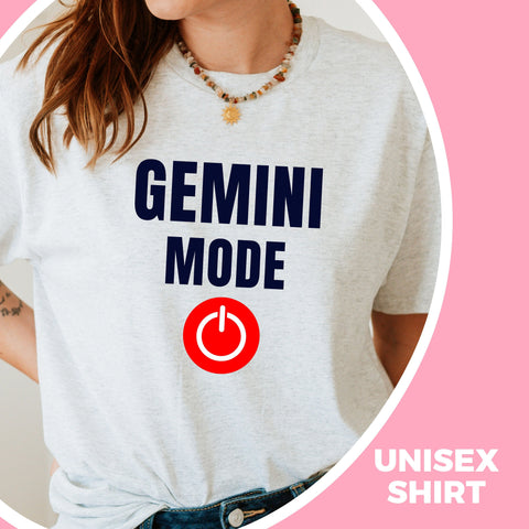Gemini mode on shirt