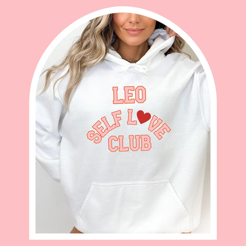 Leo self love club hoodie