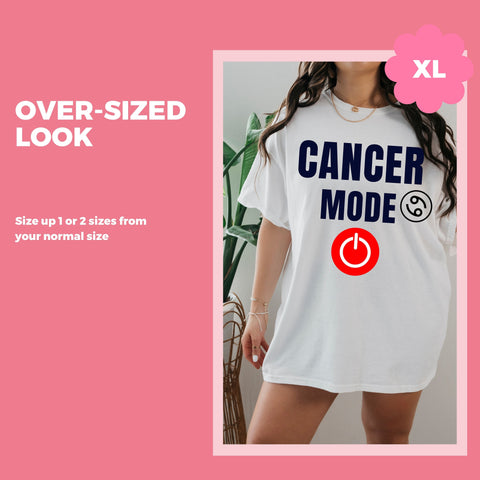 Cancer mode on shirt