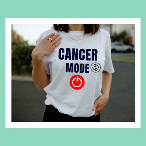 Cancer mode on shirt