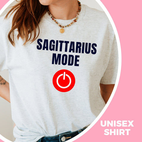 Sagittarius mode on shirt