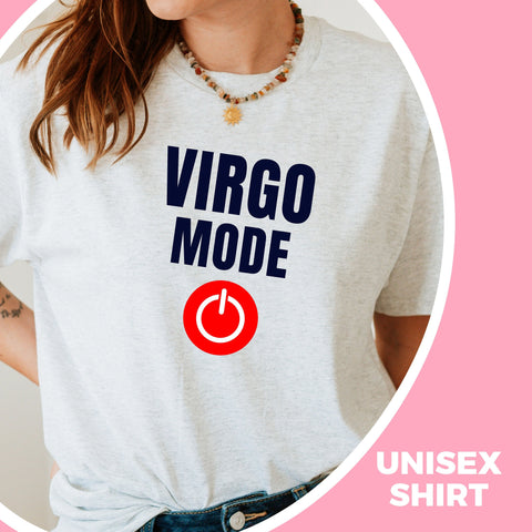 Virgo mode on shirt