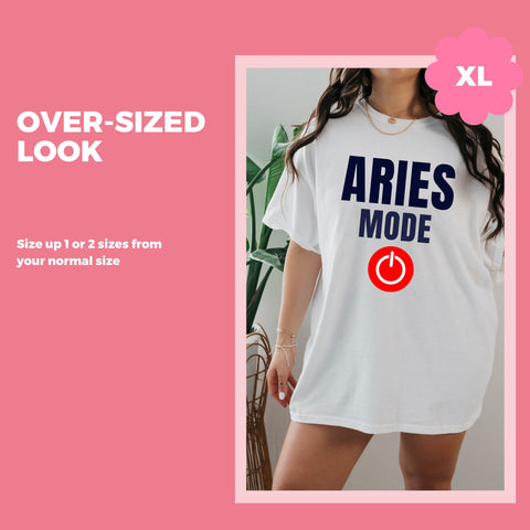 Aries mode on shirt