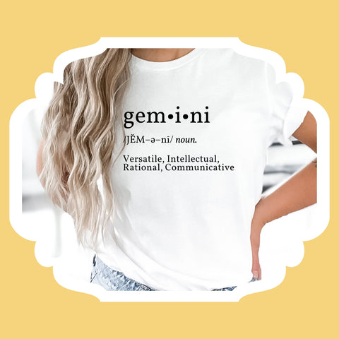 Gemini definition shirt