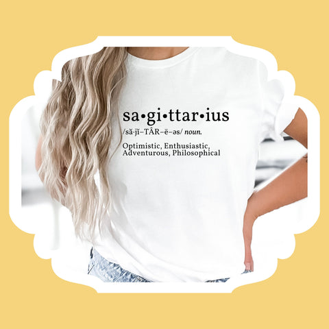 Sagittarius definition shirt