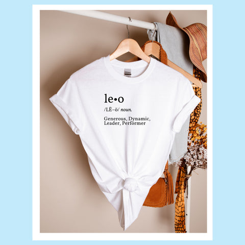 Leo definition shirt