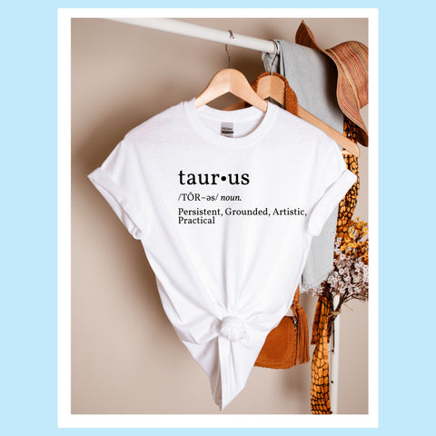 Taurus definition shirt