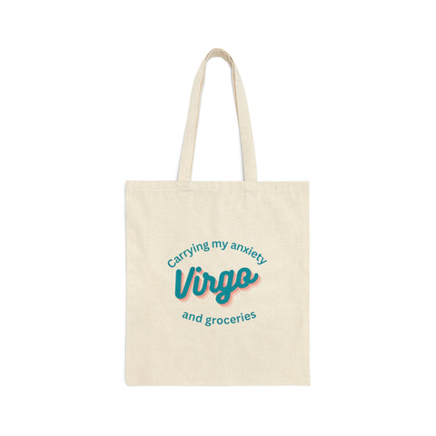 Virgo sarcastic tote bag