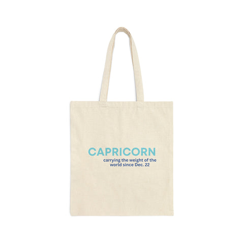 Capricorn sarcastic tote bag