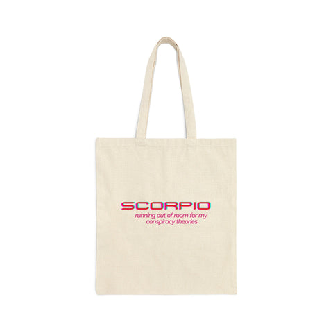 Scorpio sarcastic tote bag