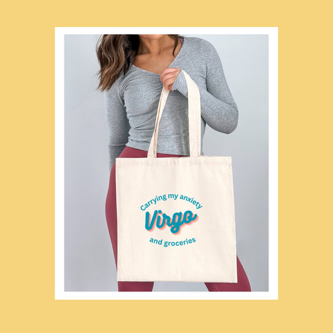 Virgo sarcastic tote bag