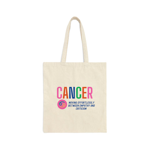 Cancer sarcastic tote bag