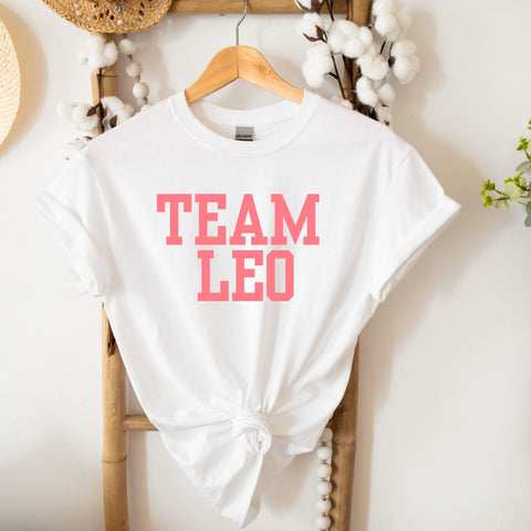 Team Leo varsity shirt