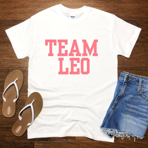 Team Leo varsity shirt
