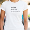 Aries definition shirt zodiac traits dictionary star sign astrology tee trendy aesthetic t-shirt birthday gift for women t shirt