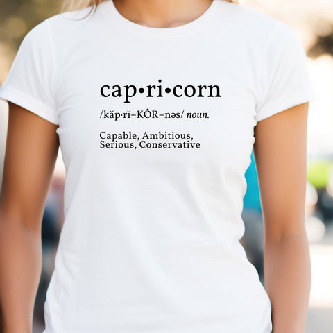 Capricorn definition shirt