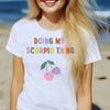 Scorpio shirt cute pastel cherry playful zodiac star sign astrology tee trendy aesthetic graphic t-shirt birthday gift for women t shirt