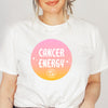 Cancer shirt Cancer Energy gradient pastel pink orange retro zodiac star sign astrology tee graphic t-shirt birthday gift for women t shirt