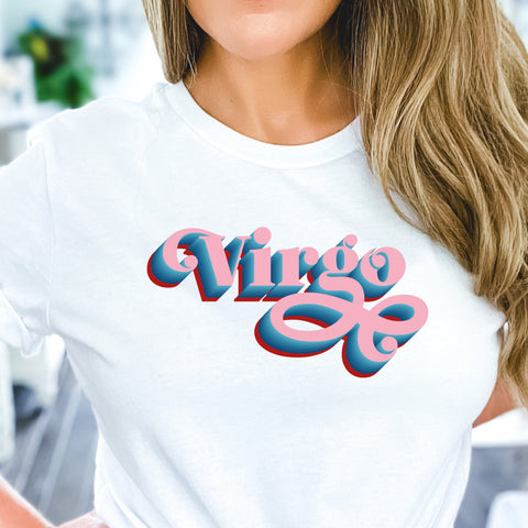 Virgo 70s retro zodiac shirt