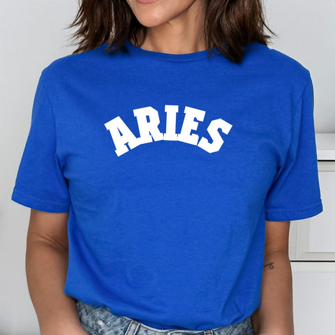 Aries retro varsity shirt