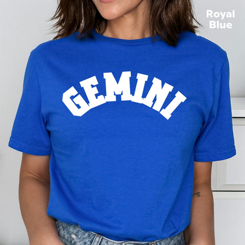 Gemini retro varsity shirt