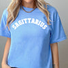 Sagittarius shirt blue retro varsity team sport spirit zodiac star sign astrology tee t-shirt birthday gift for women t shirt