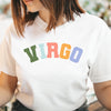 Virgo sign pastel T-Shirt Varsity Team Virgo Zodiac Astrology Shirt Trendy Preppy Zodiac Tee Aesthetic Horoscope T shirt Zodiac Gift