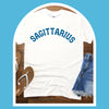 Sagittarius shirt retro varsity grey zodiac star sign astrology tee preppy trendy aesthetic graphic t-shirt birthday gift for women t shirt