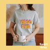 Virgo shirt Virgo pwr orange purple shadow zodiac star sign astrology tee t-shirt birthday gift for women t shirt