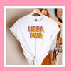 Libra shirt Libra pwr orange purple shadow zodiac star sign astrology tee t-shirt birthday gift for women t shirt