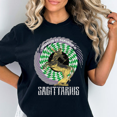 Sagittarius grunge rocker shirt