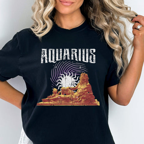 Aquarius grunge rocker shirt
