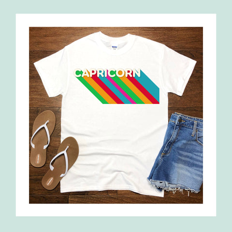 Capricorn rainbow shirt