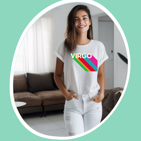 Virgo rainbow shirt